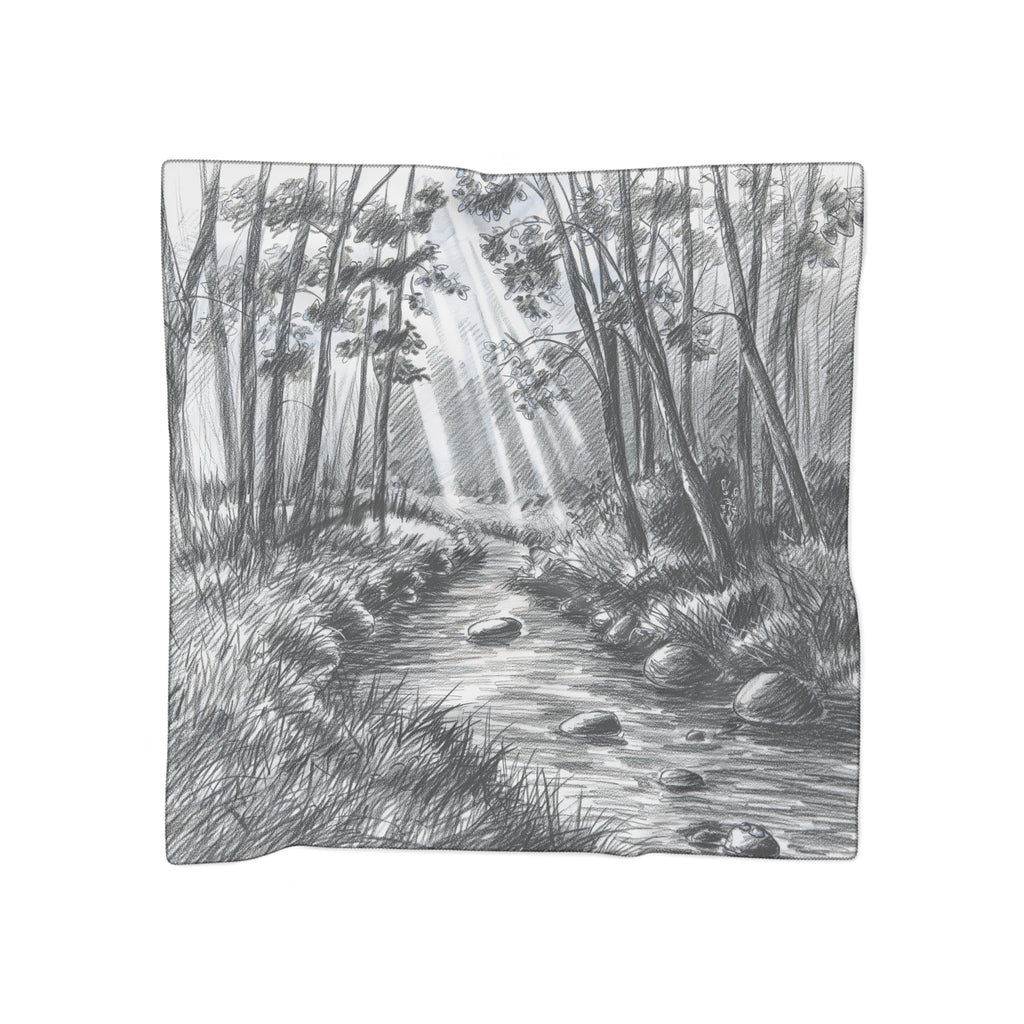 Perrault - Whispering Forest Sketch Scarf