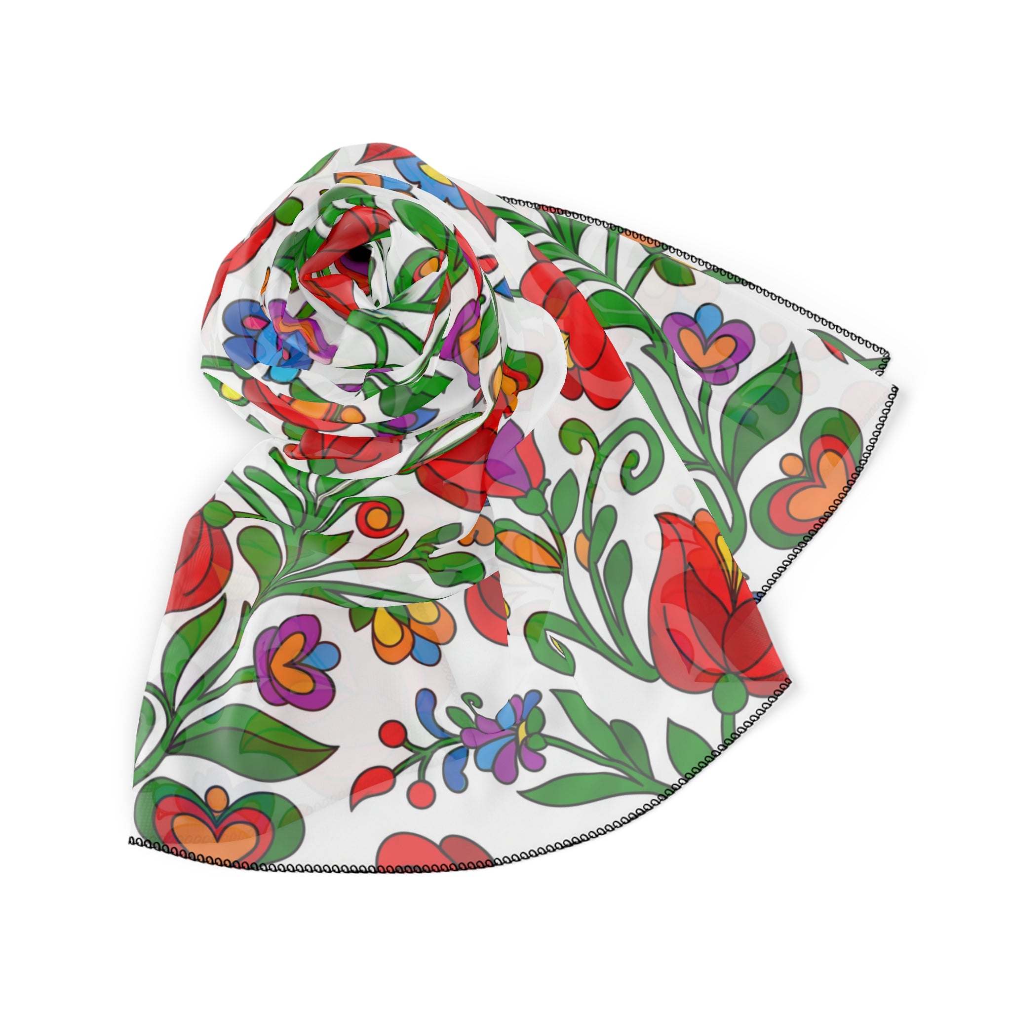 Orseolo - Kalocsai Bloom Embroidery Scarf