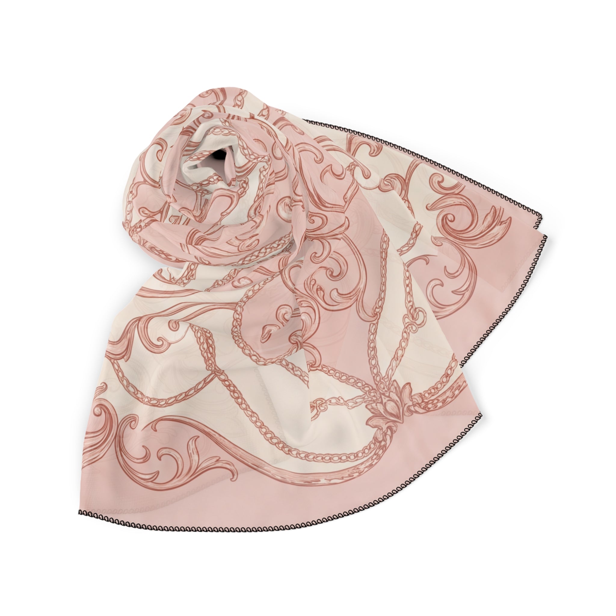 Montespan - Rose Gold Filigree Scarf