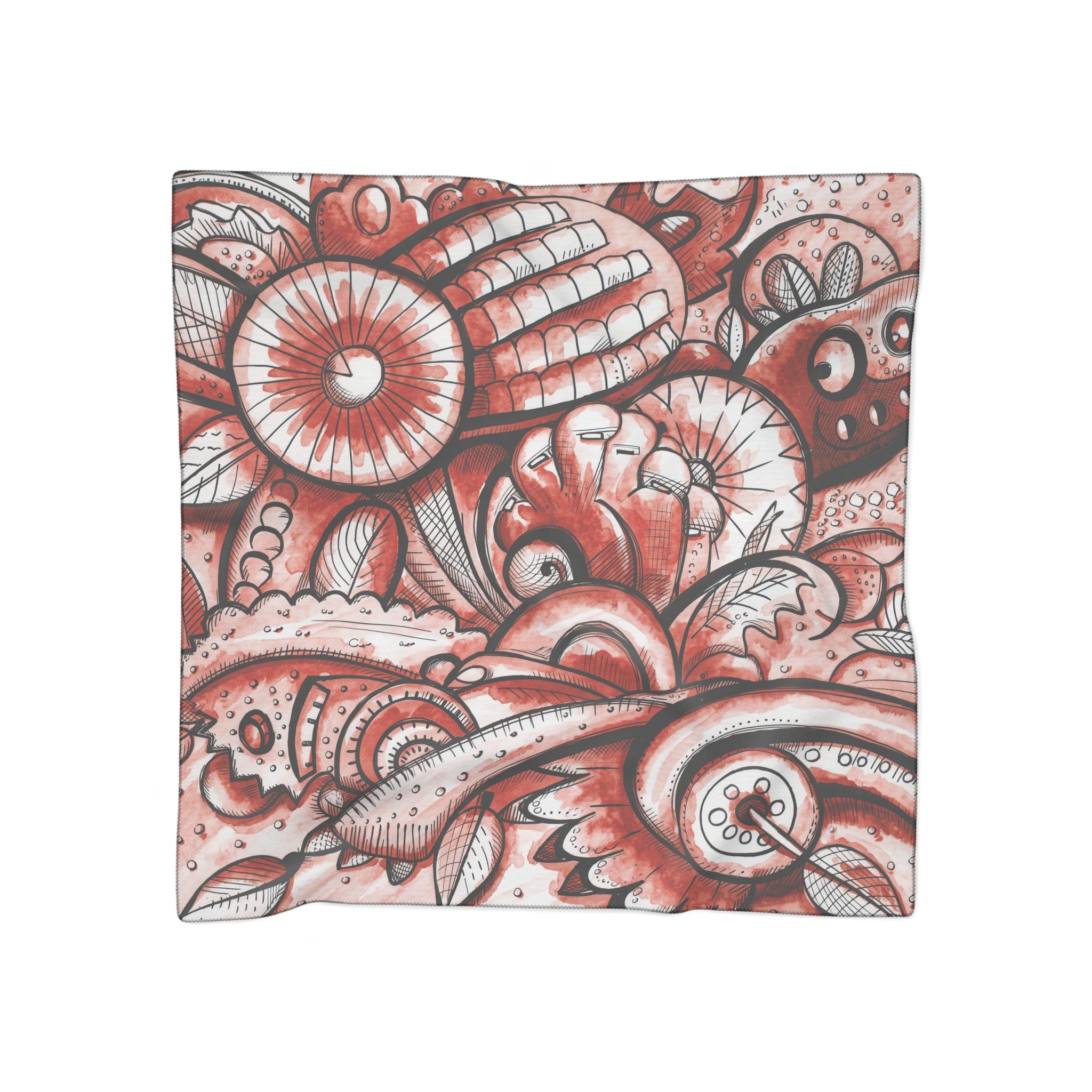 Godolphin - Crimson Ink Bloom Scarf