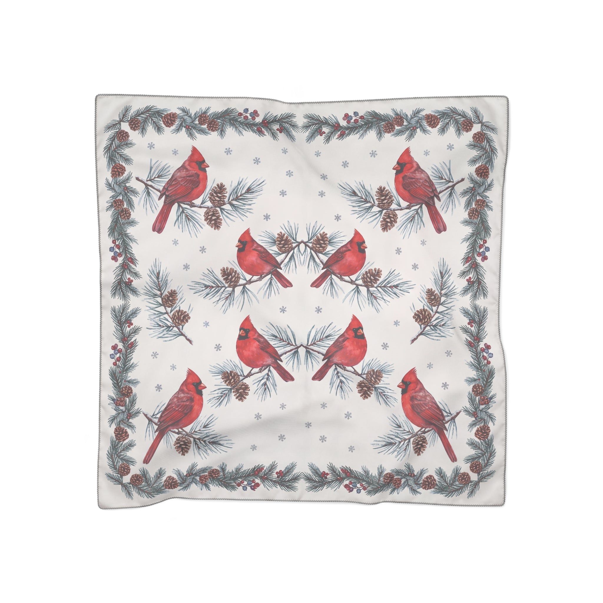 Northcote - Winter Cardinal Pine Scarf