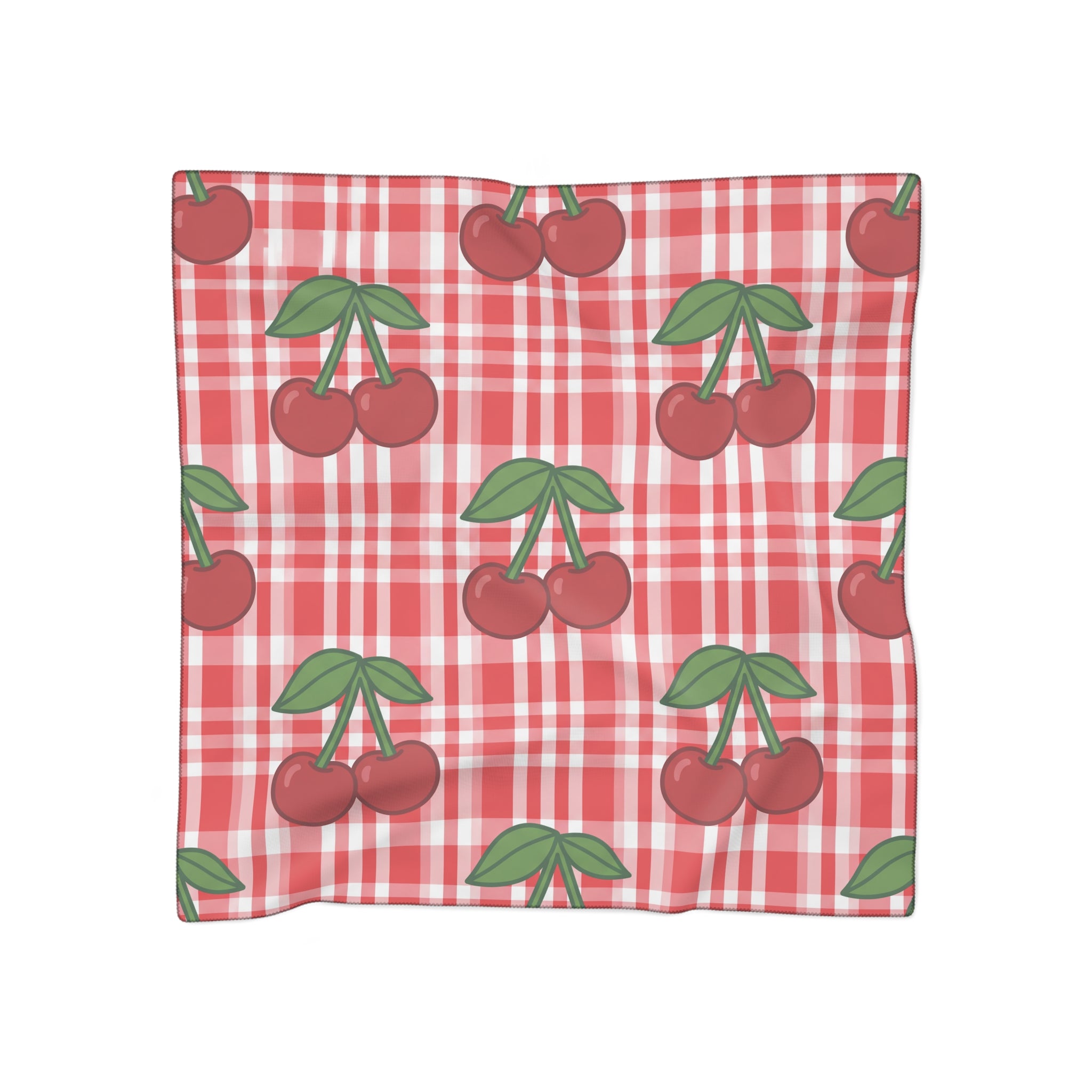 Sanseverino - Gingham Cherry Picnic Scarf