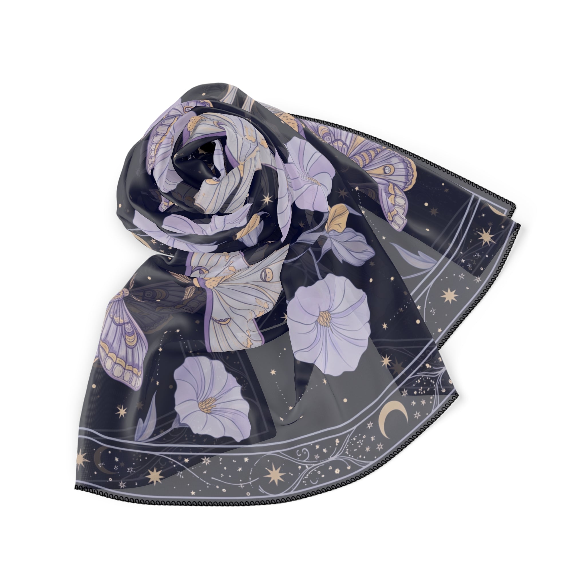 Thornbury - Midnight Moth Garden Scarf