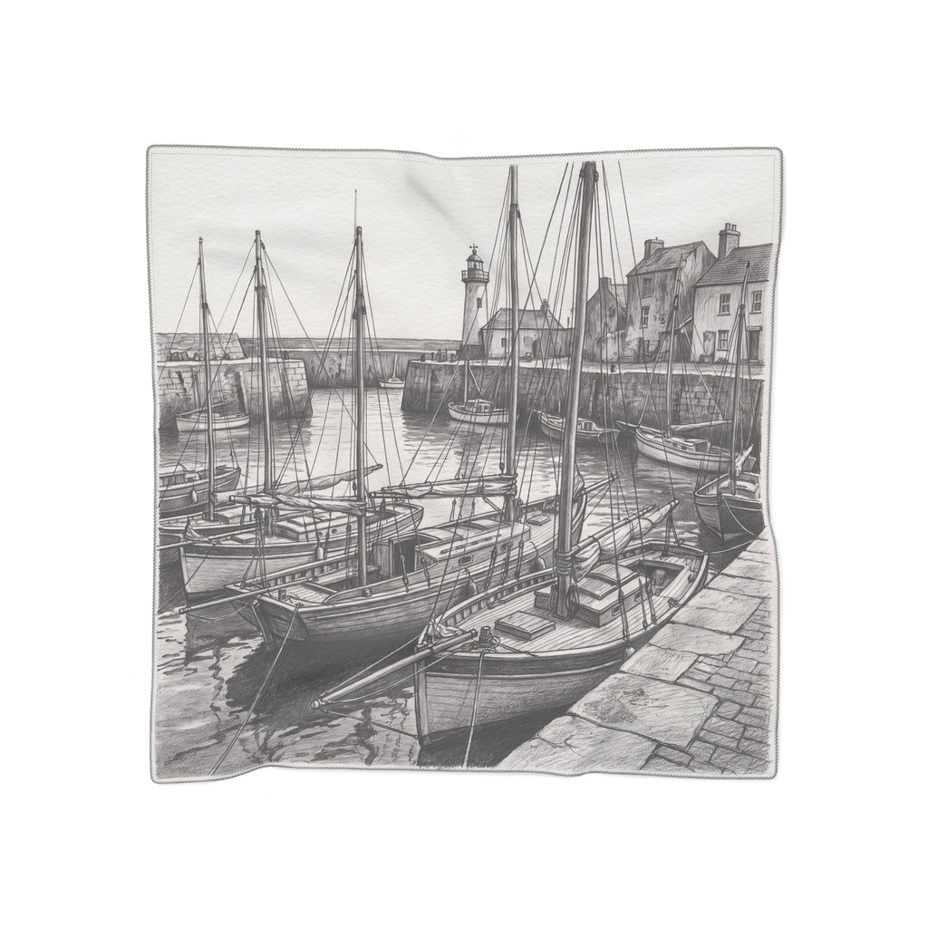 Kesgrave - Harbor Sails Sketch Scarf