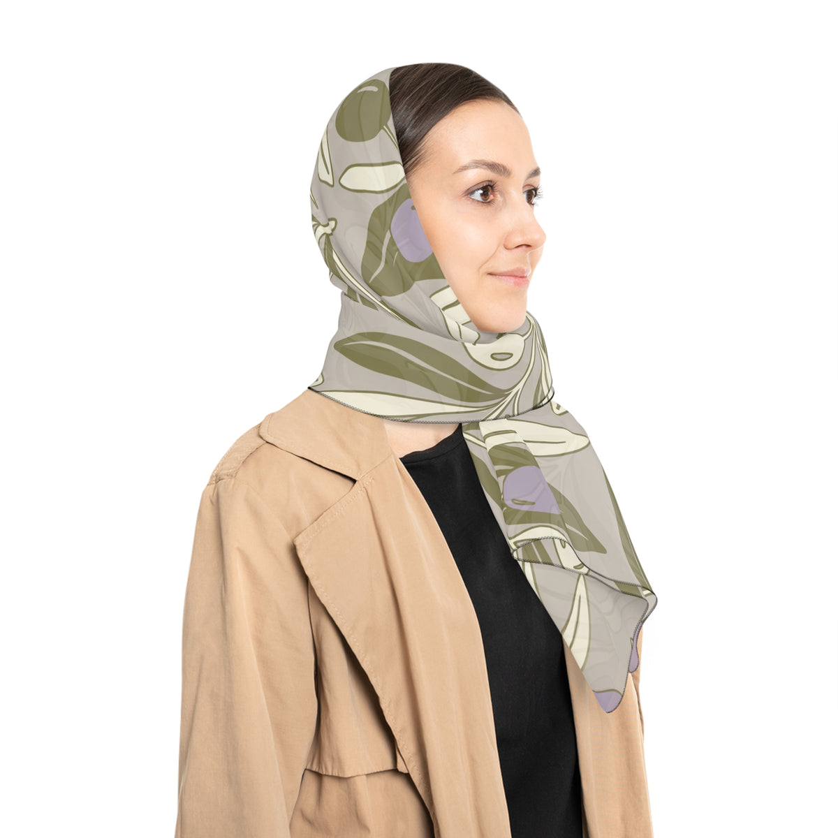 Sauveterre - Provencal Olive Branch Scarf