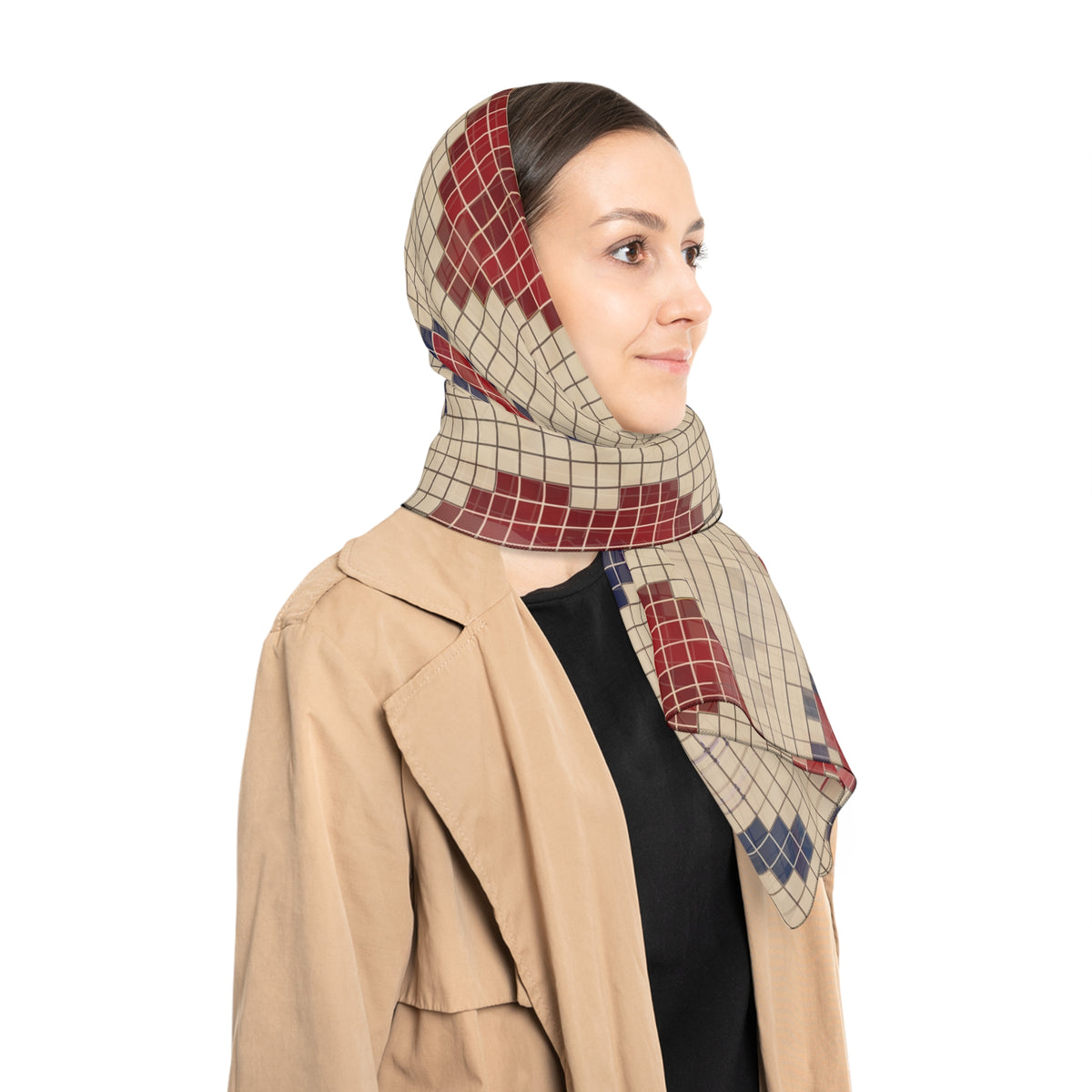 Zorzi - Folk Cross-Stitch Sampler Scarf