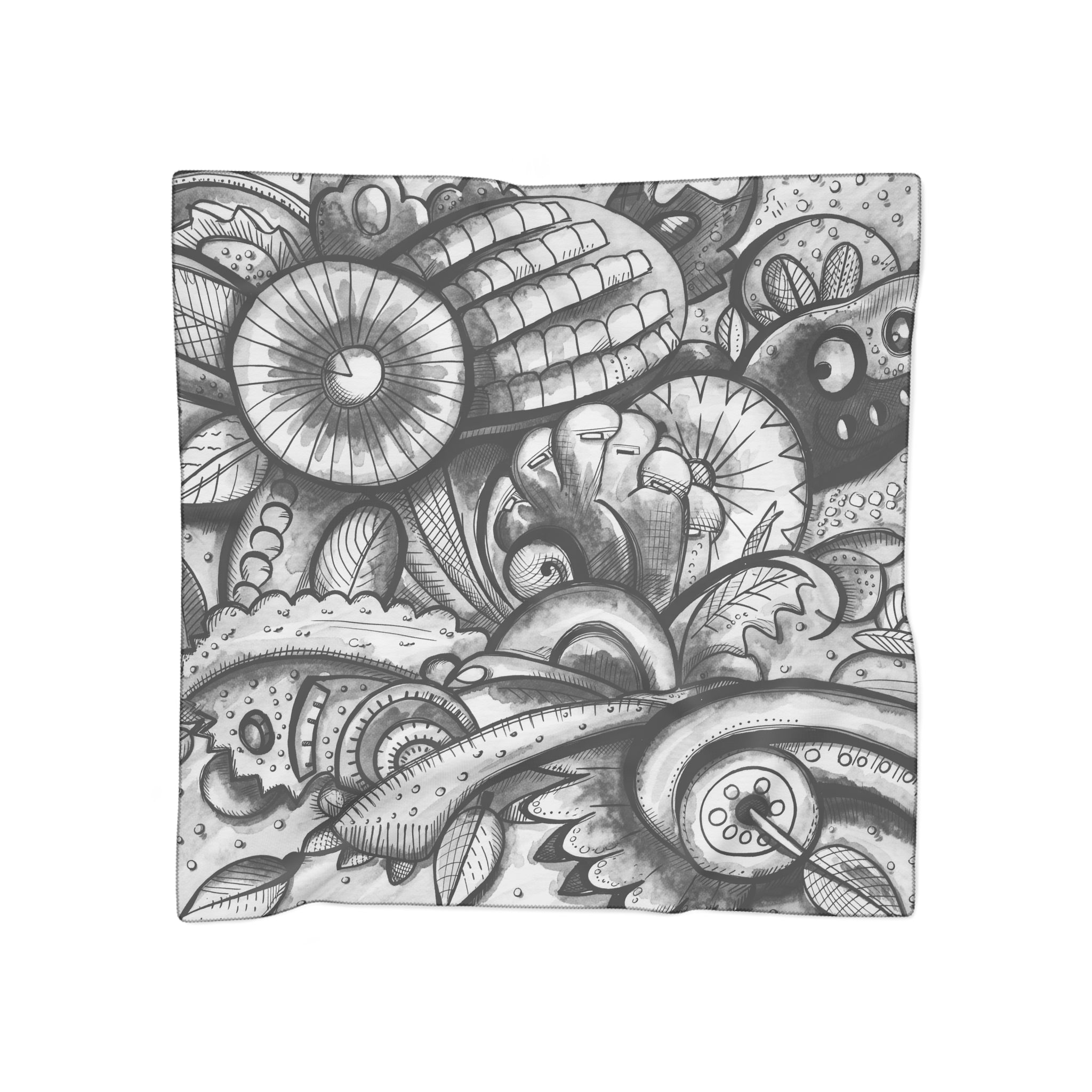 Godolphin - Ink Nocturne Bloom Scarf