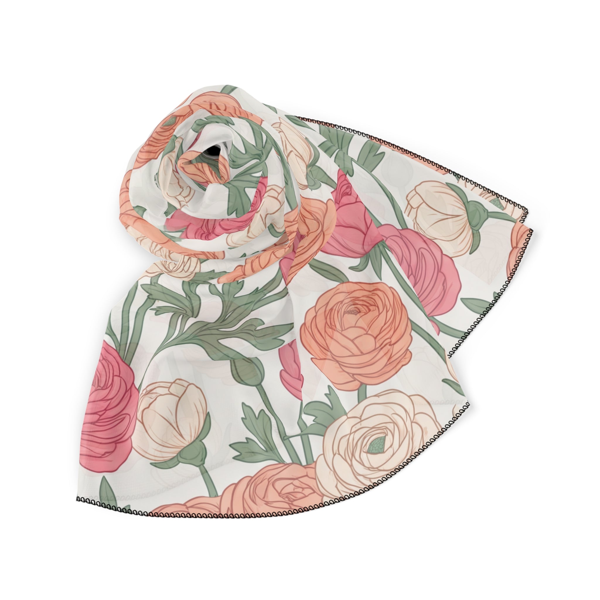 Stirling - Ranunculus Ruffle Scarf