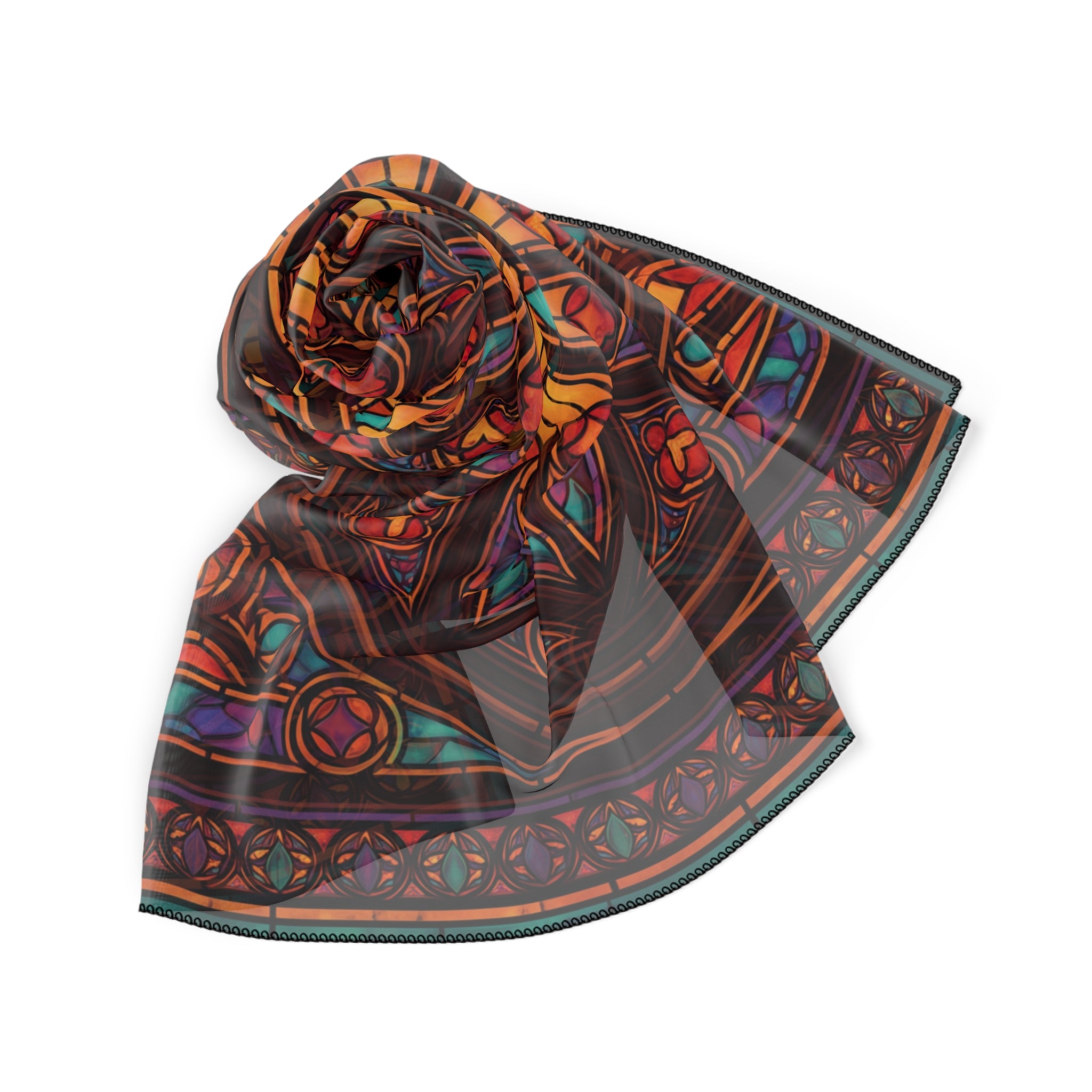 Rezzonico - Amber Stained Glass Scarf