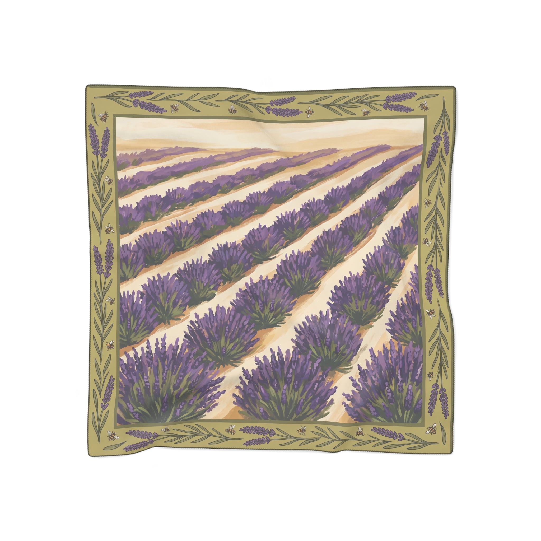 Duvernay - Lavender Field Stripe Scarf
