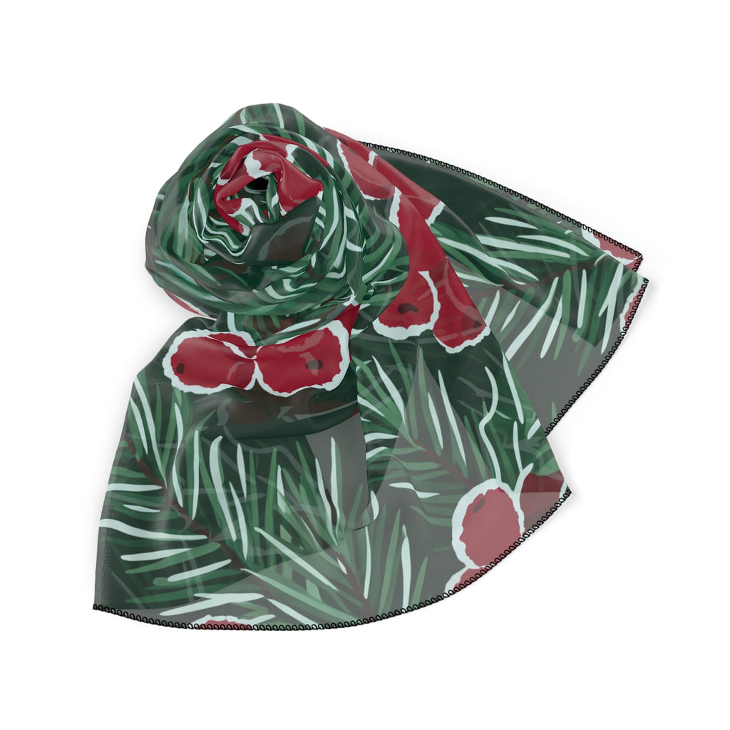 Wintergreen - Frosted Pine Berry Scarf