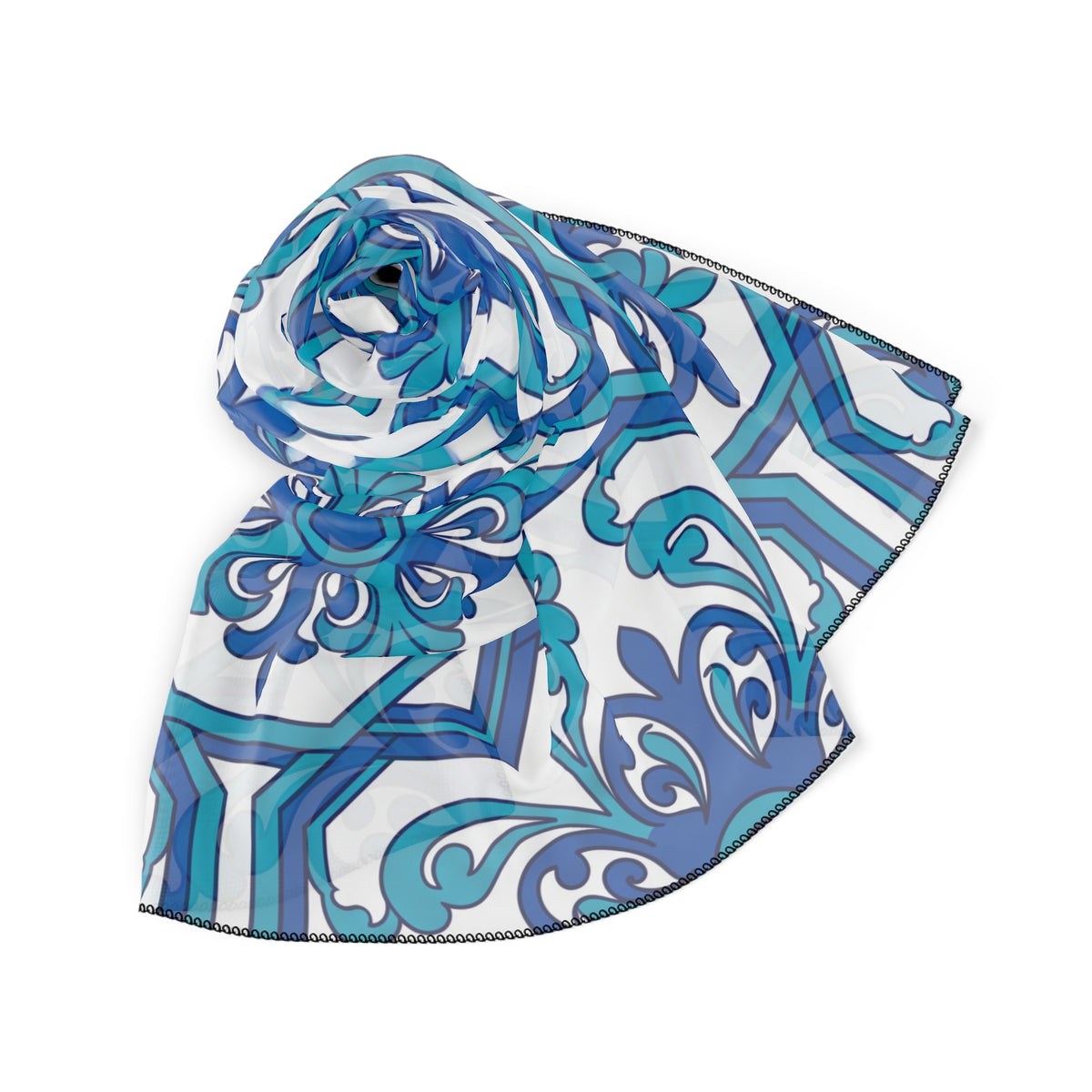 Sorrentino - Blue Grotto Tile Scarf