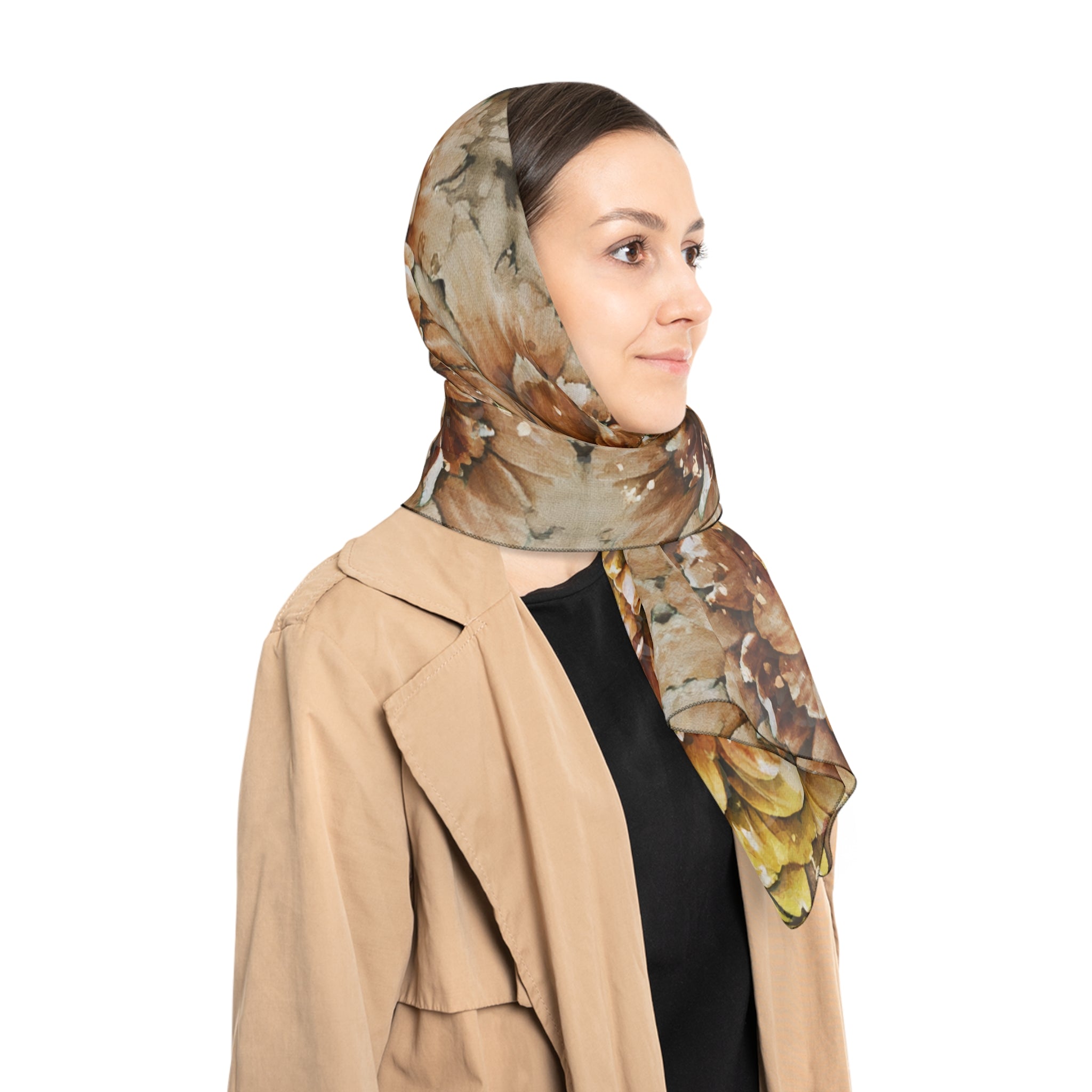 Clairmont - Marquise d’Auburn Bloom Silk Scarf