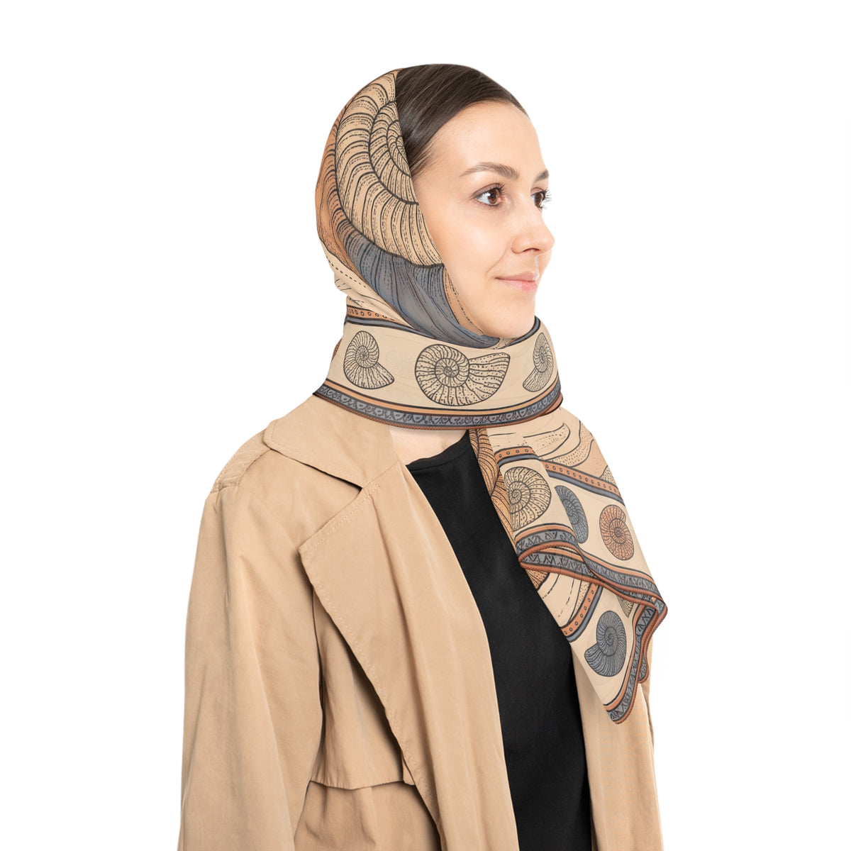 Kinross - Ammonite Fossil Study Scarf