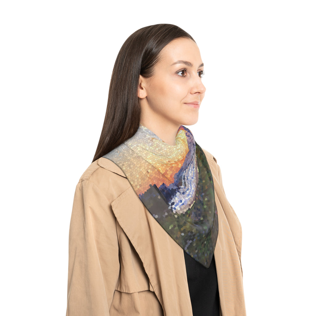 Mondragón - Viscountess of Sunlit Mosaic Silk Scarf