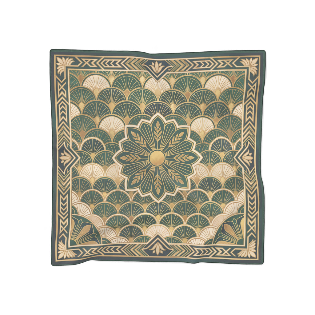 Rochefort - Emerald Deco Fan Scarf
