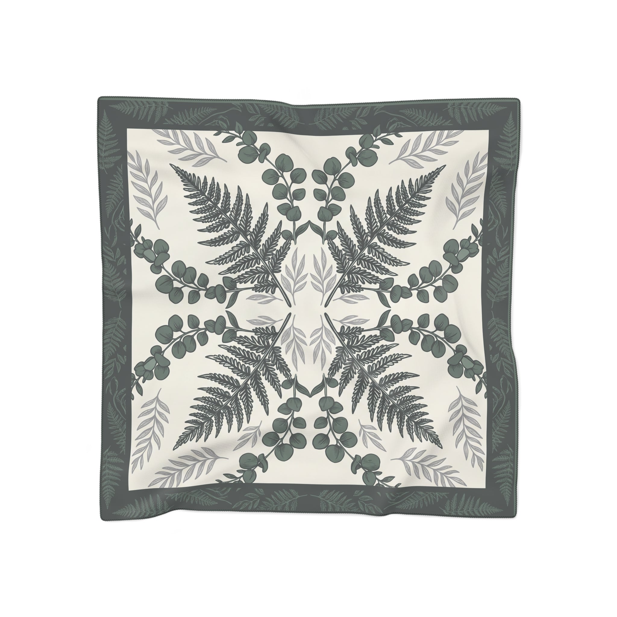 Winterbourne - Frosted Fern Sketch Scarf
