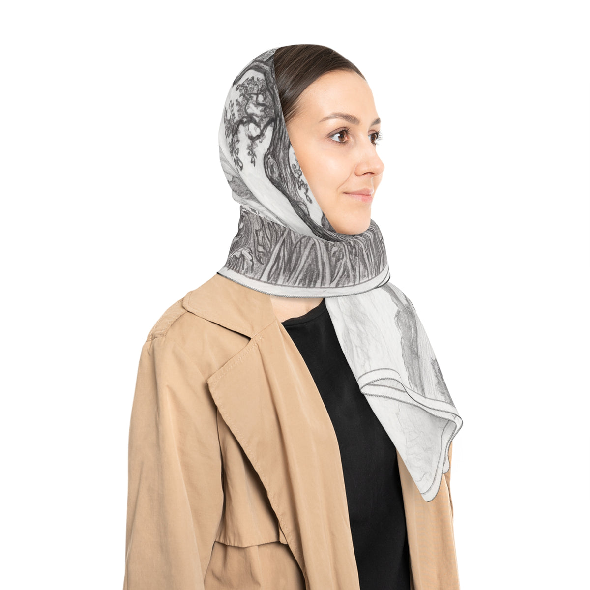 Petherton - Ancient Oak Sketch Scarf