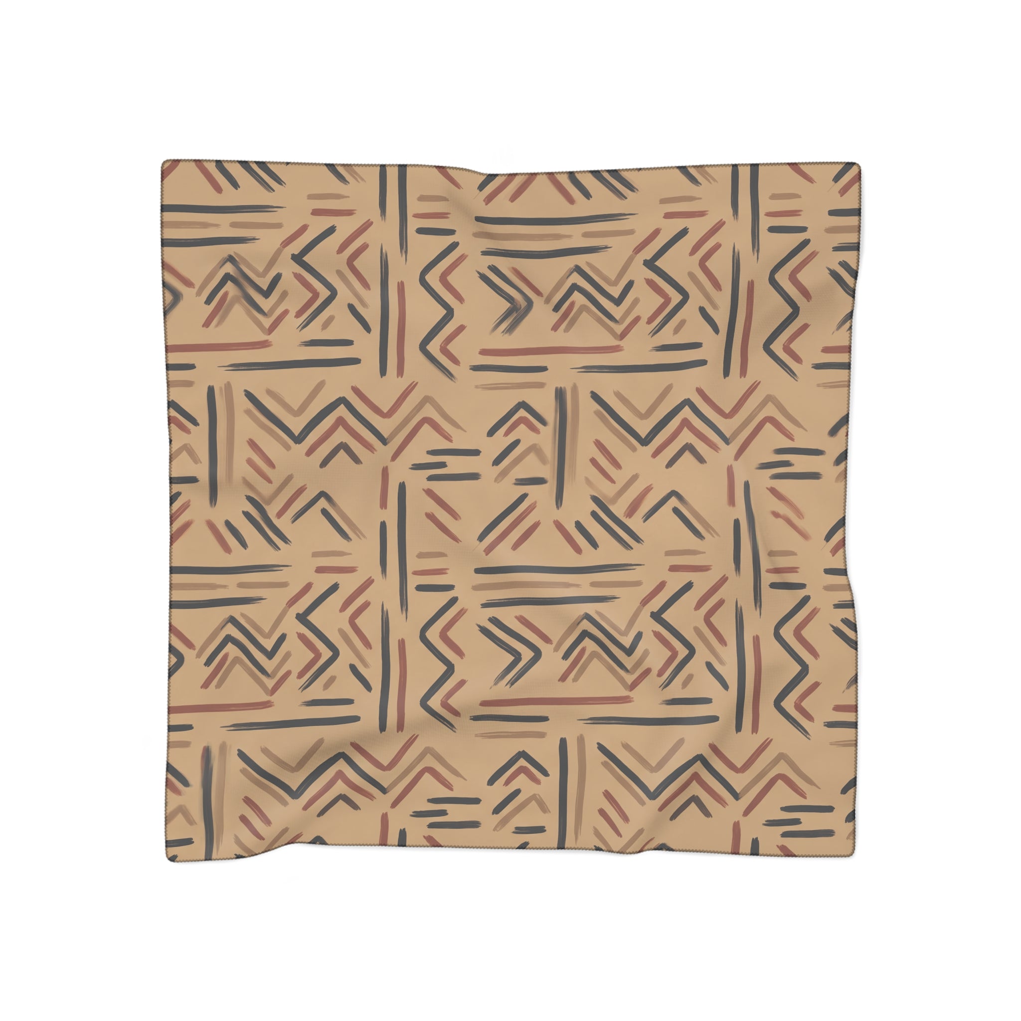 Fregoso - Earthen Mudcloth Lines Scarf