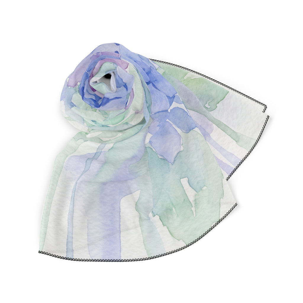 Caldwell - Hydrangea Mist Watercolor Scarf