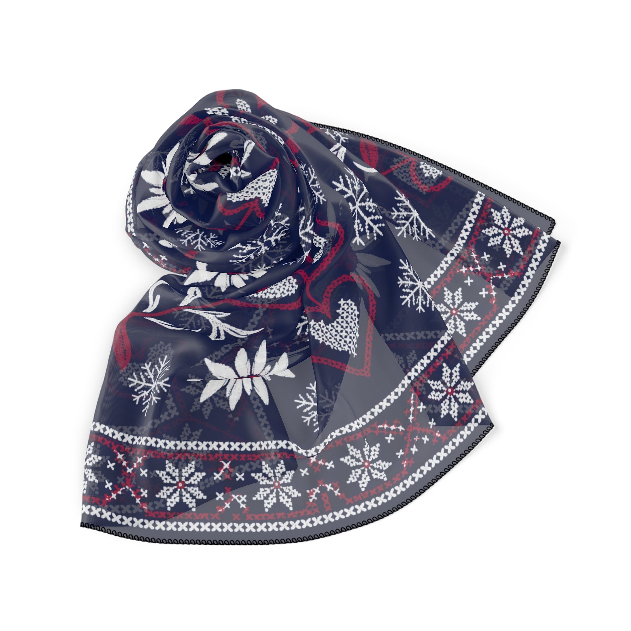 Wolkenstein - Alpine Edelweiss Folk Scarf