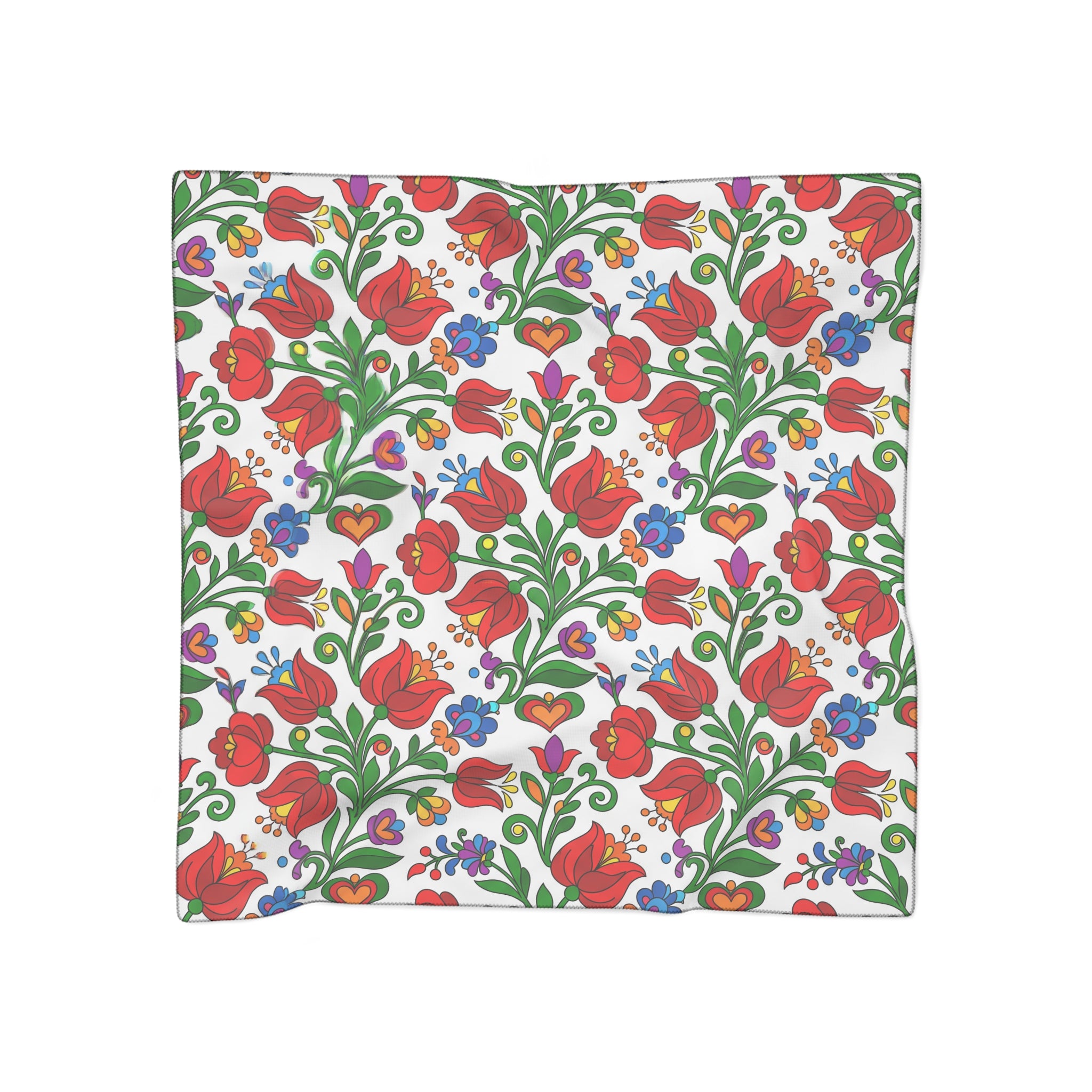 Orseolo - Kalocsai Bloom Embroidery Scarf