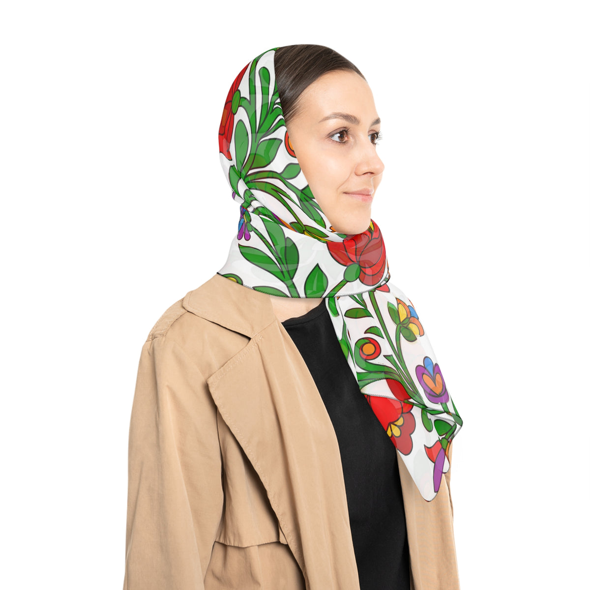 Orseolo - Kalocsai Bloom Embroidery Scarf