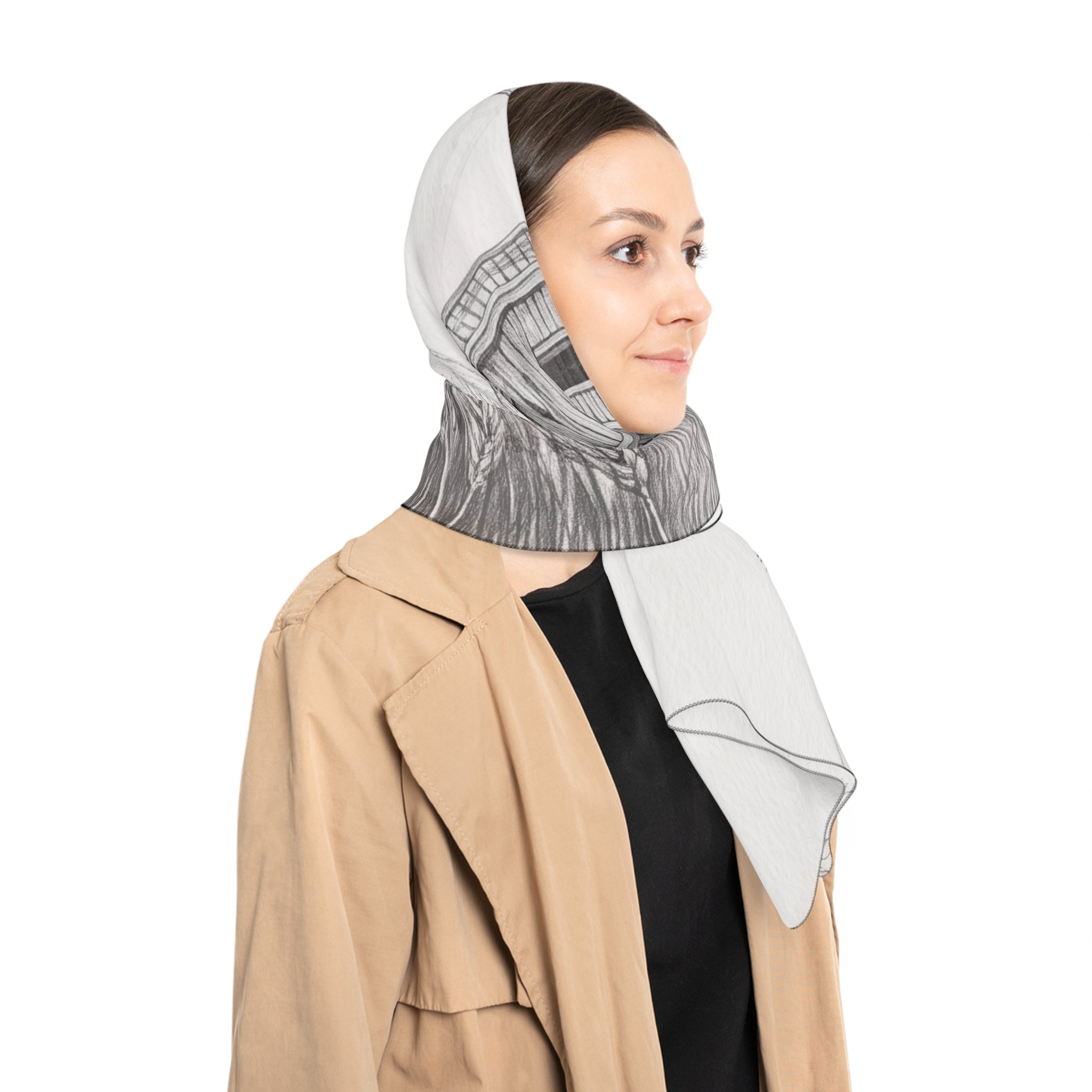 Hartwell - Windmill Field Sketch Scarf