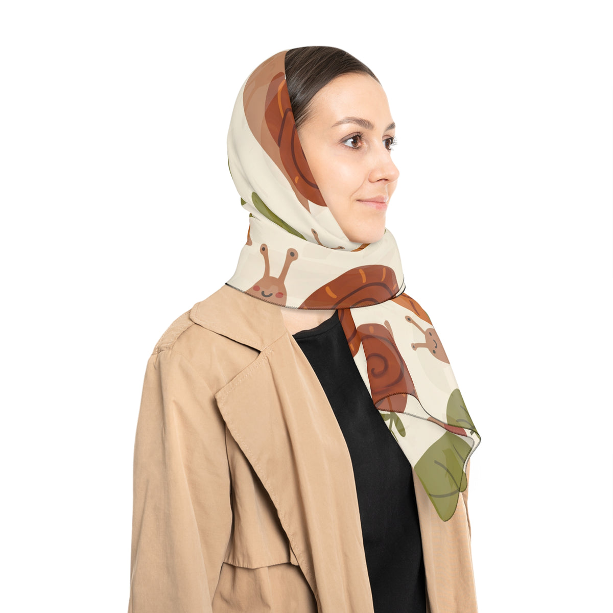 Ellesmere - Garden Snail Trail Scarf
