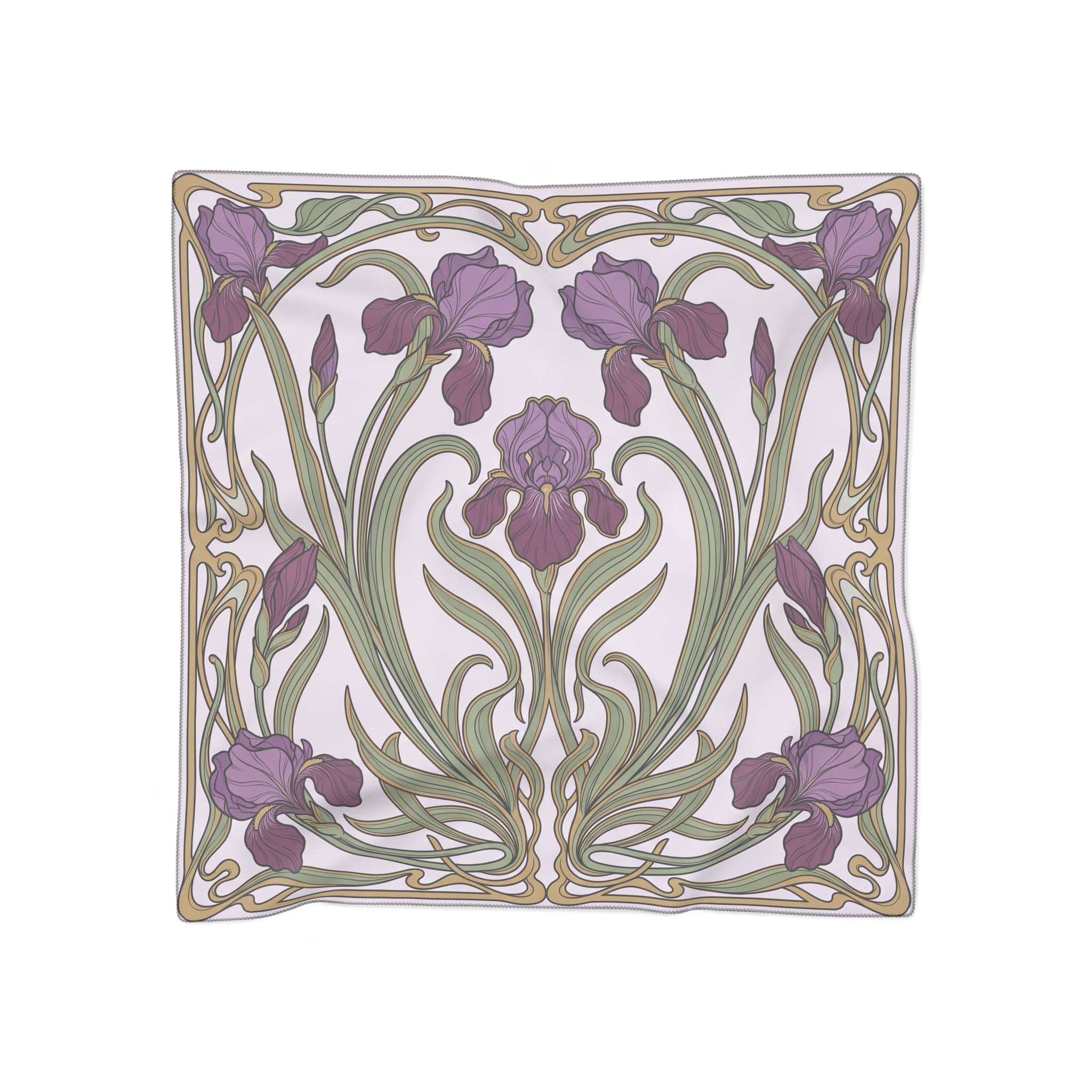 Chevreuse - Violet Nouveau Iris Scarf