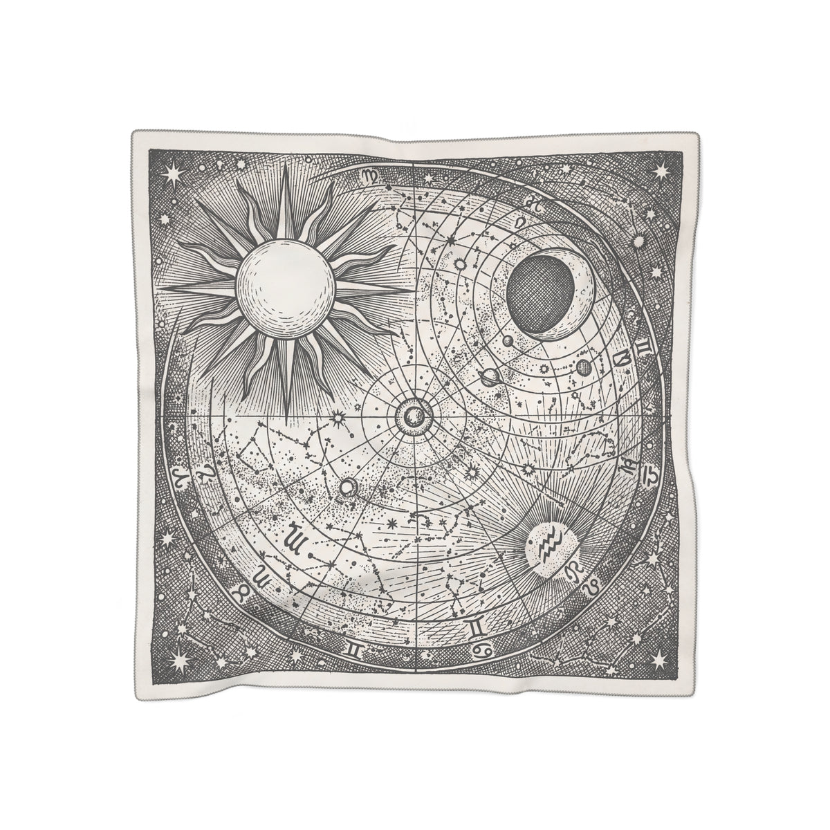 Ludlowe - Noir Celestial Chart Scarf