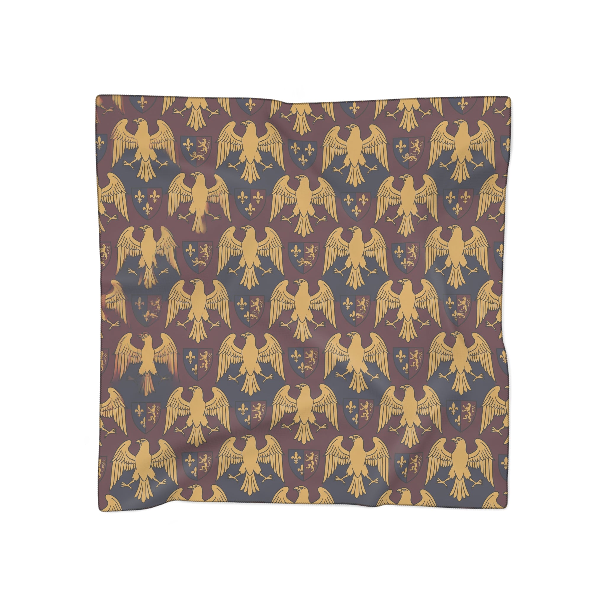 Falconieri - Gilded Falcon Crest Scarf