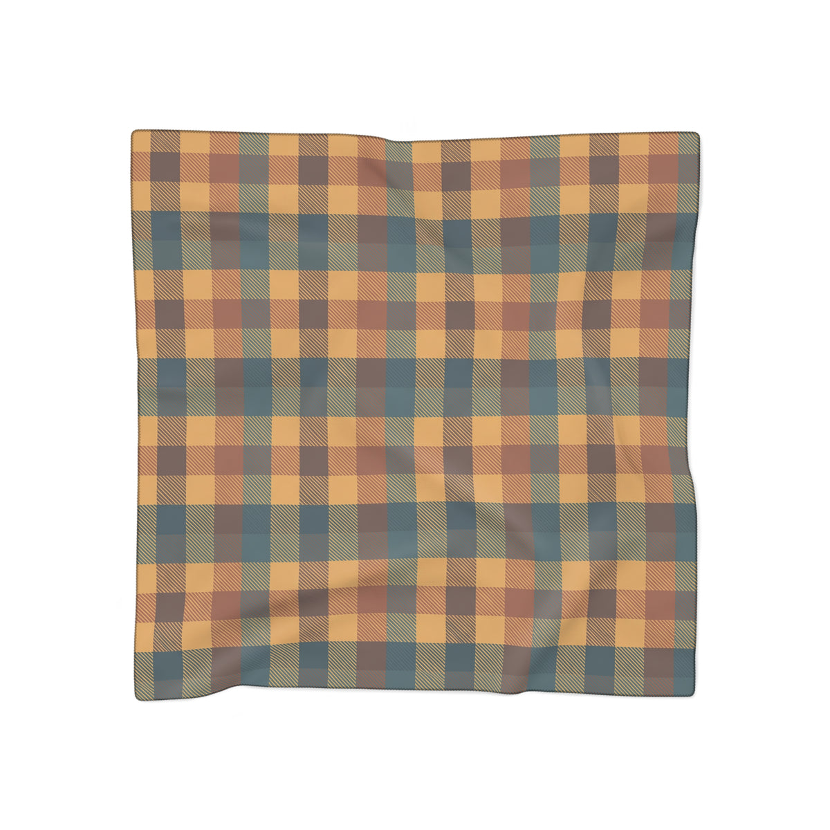 Dunkeld - Amber Highland Plaid Scarf