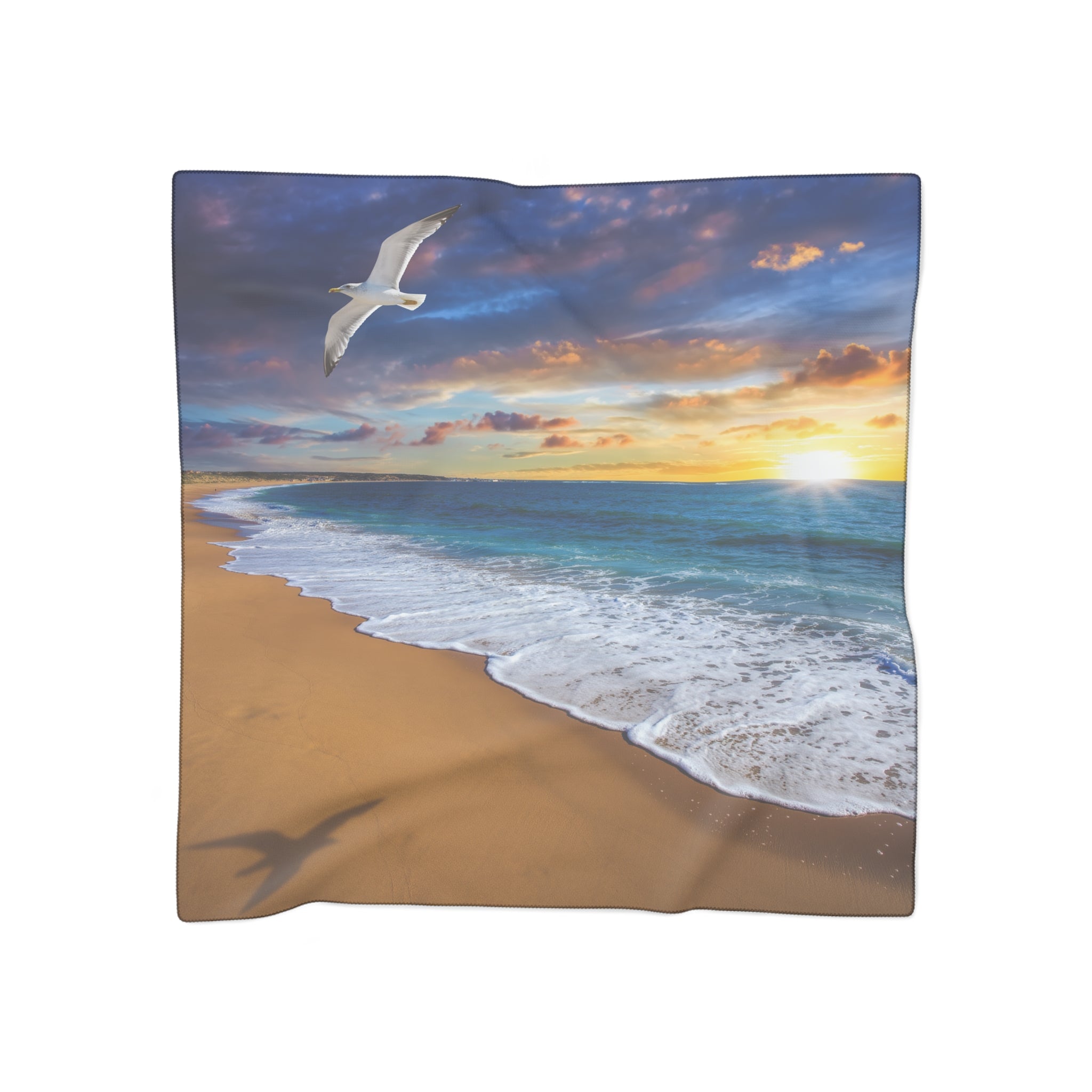Featherstone - Countess of Golden Tides Silk Scarf