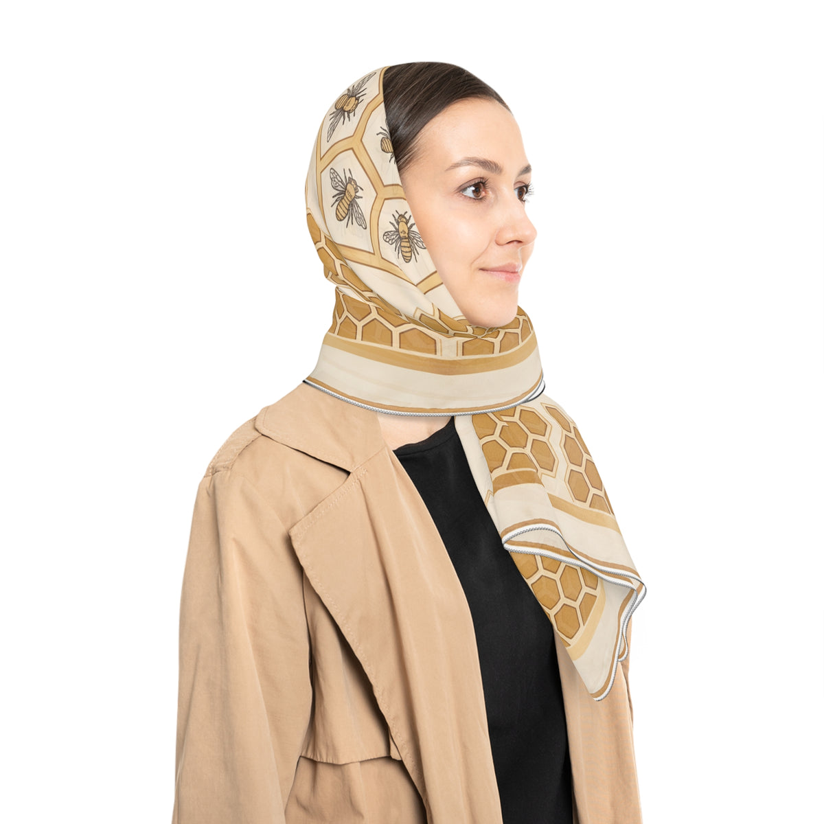 Foscari - Gilded Honeycomb Scarf