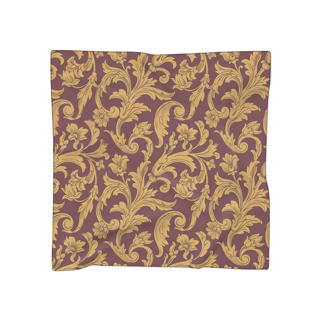 Montreve - Baroque Scroll Bordeaux Scarf