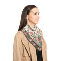 Lusignan - Rose Trellis Cameo Scarf