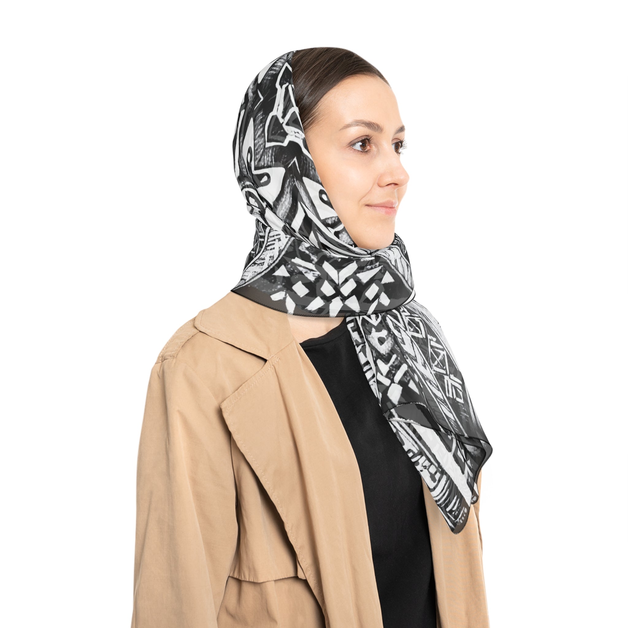 Santillán - Noir Talavera Mosaic Scarf