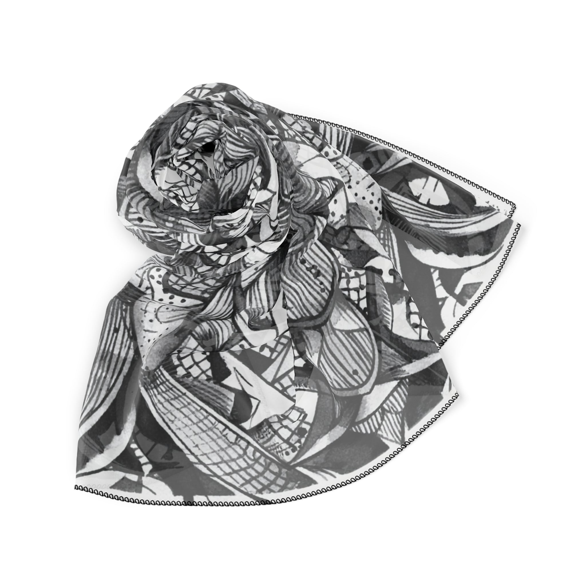 Santillán - Imperial Noir Mandala Scarf