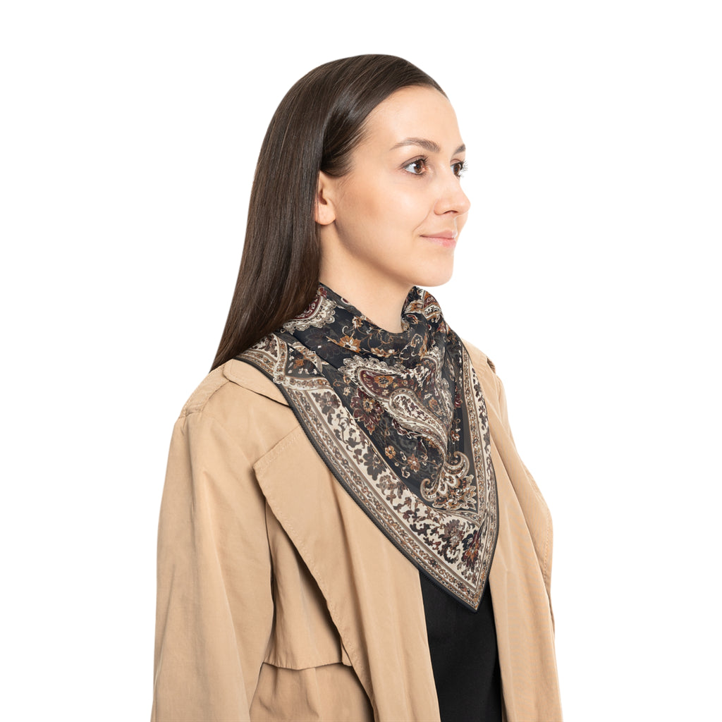 Álvarez de Toledo Navy Paisley Heritage Scarf