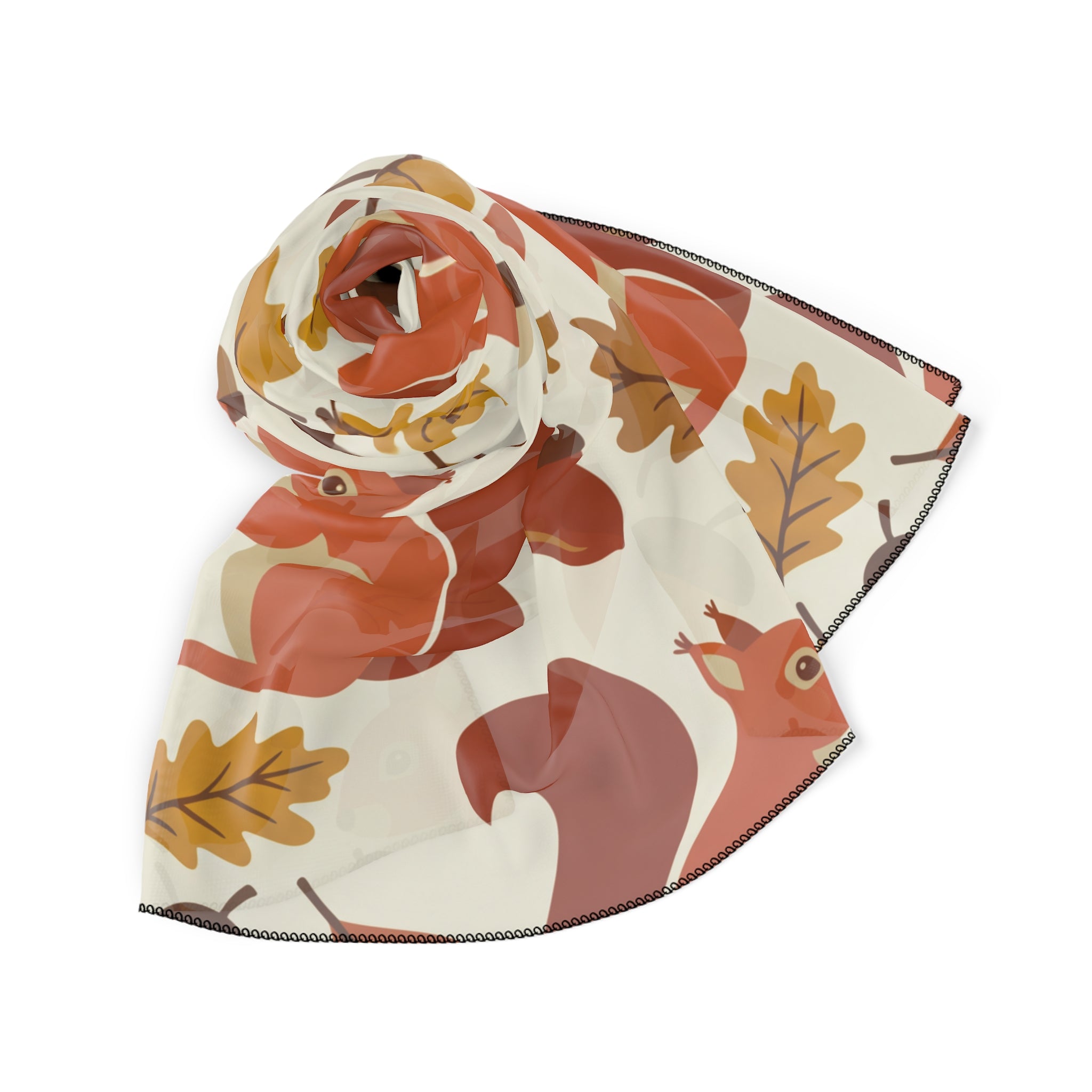Benavides - Autumn Squirrel Oakwood Scarf
