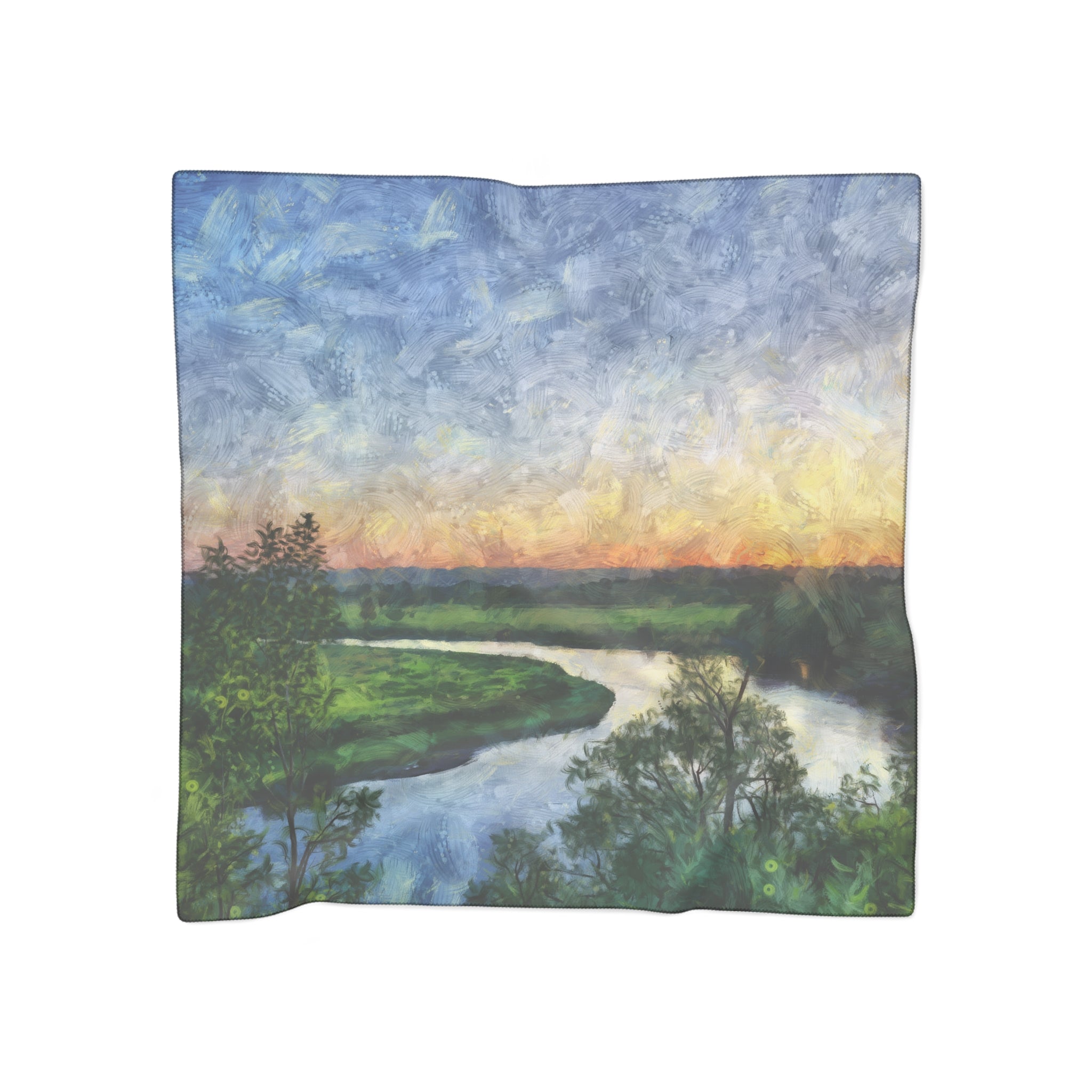 Castañeda - Emerald River Horizon Scarf
