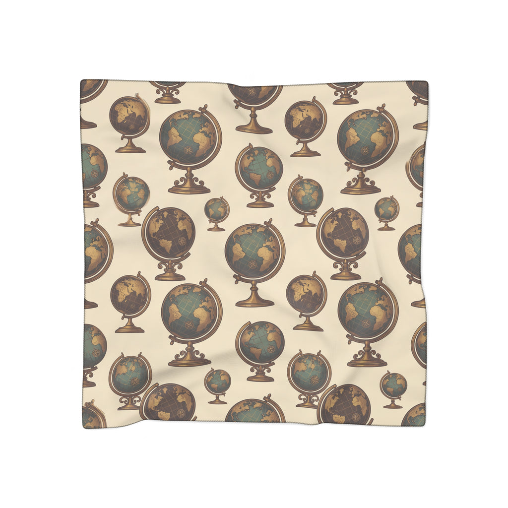 Estournel - Vintage Globe Atlas Scarf