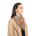 Zaragoza - Terracotta Kilim Diamond Scarf