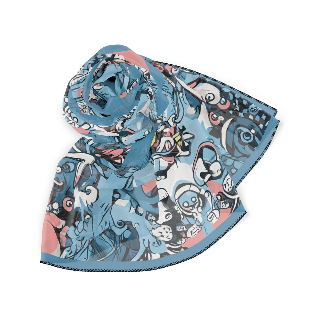 Montreuil - Pastel Carnival Mosaic Scarf