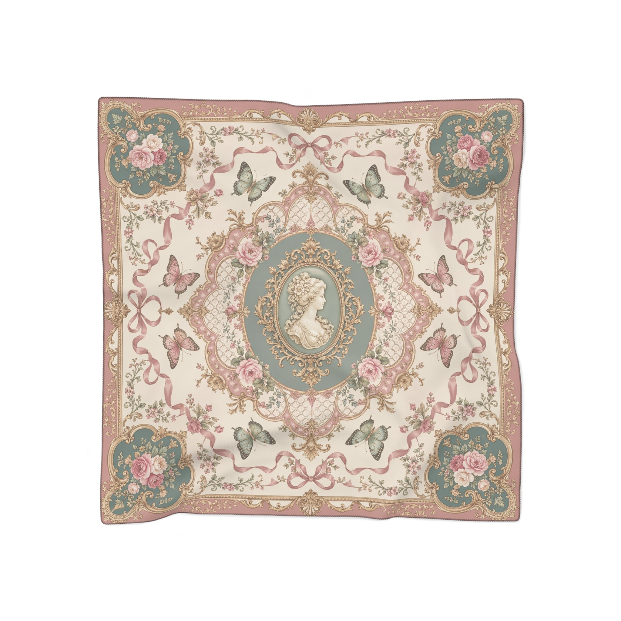 Duchess of Rosette Cameo Scarf