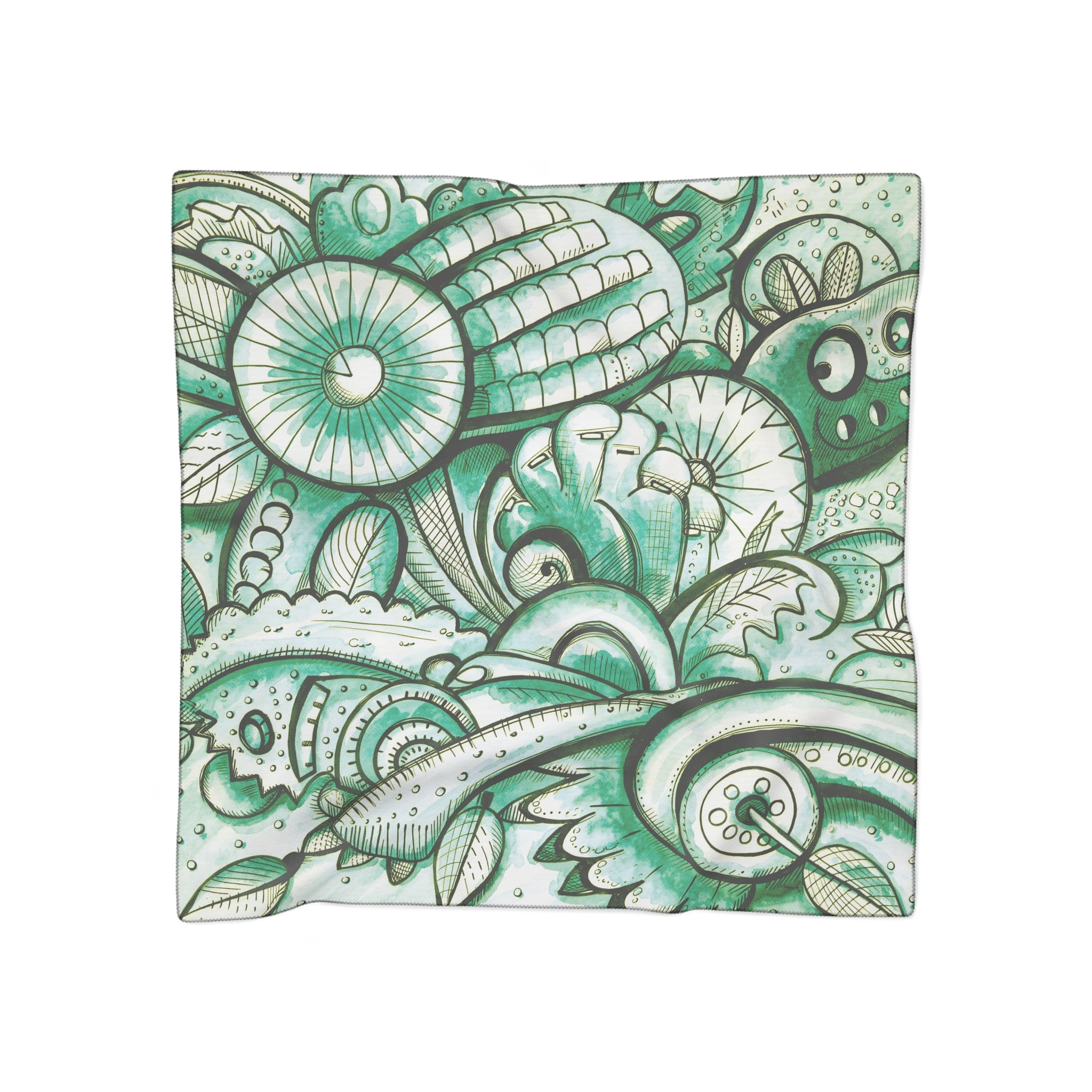 Godolphin - Verdant Ink Bloom Scarf