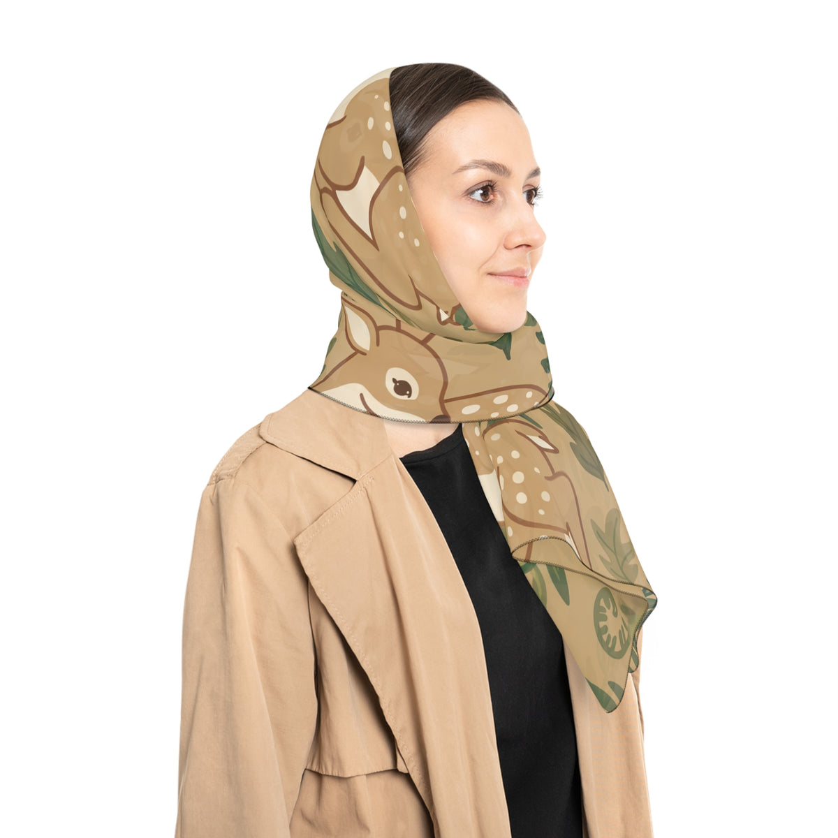 Peralta - Woodland Fawn Fern Scarf
