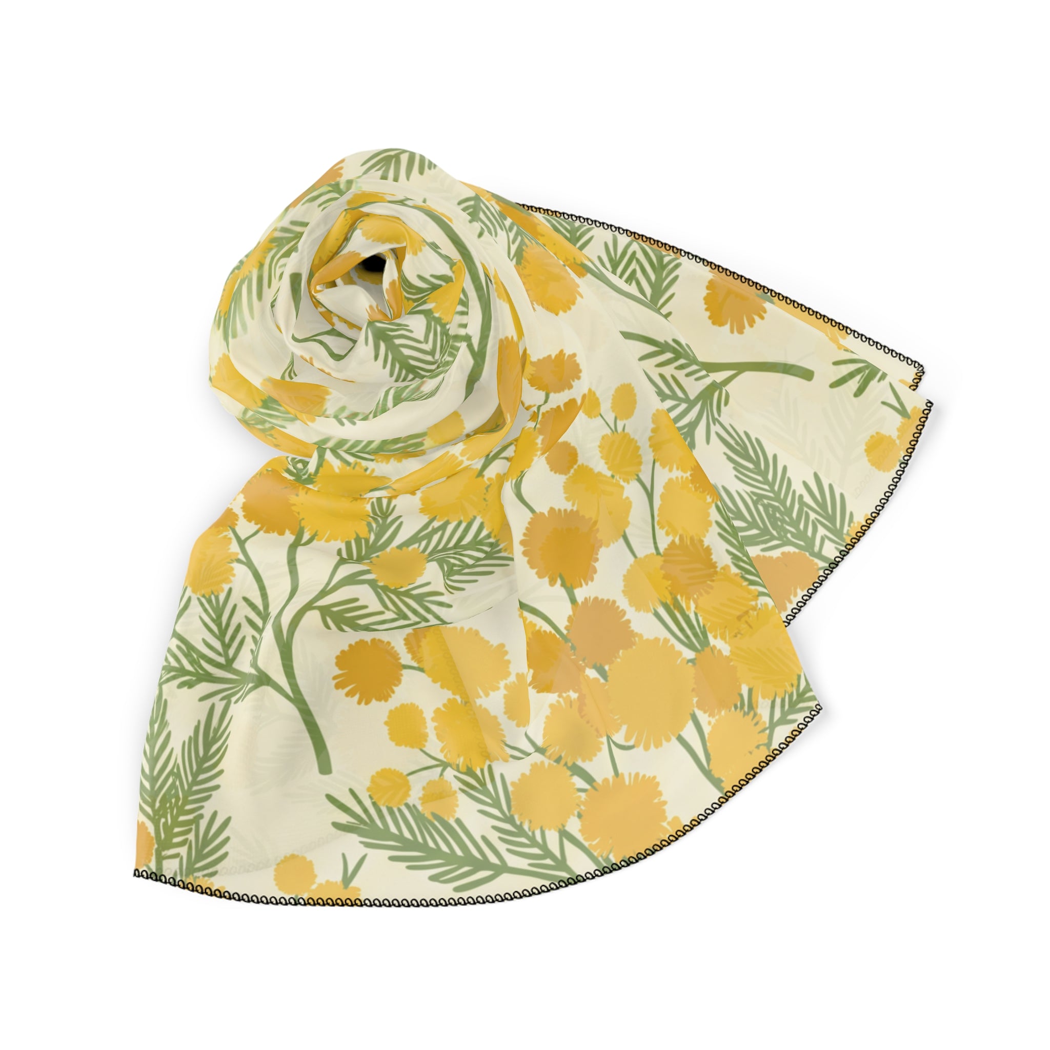 Lauderdale - Mimosa Sunshine Sprig Scarf