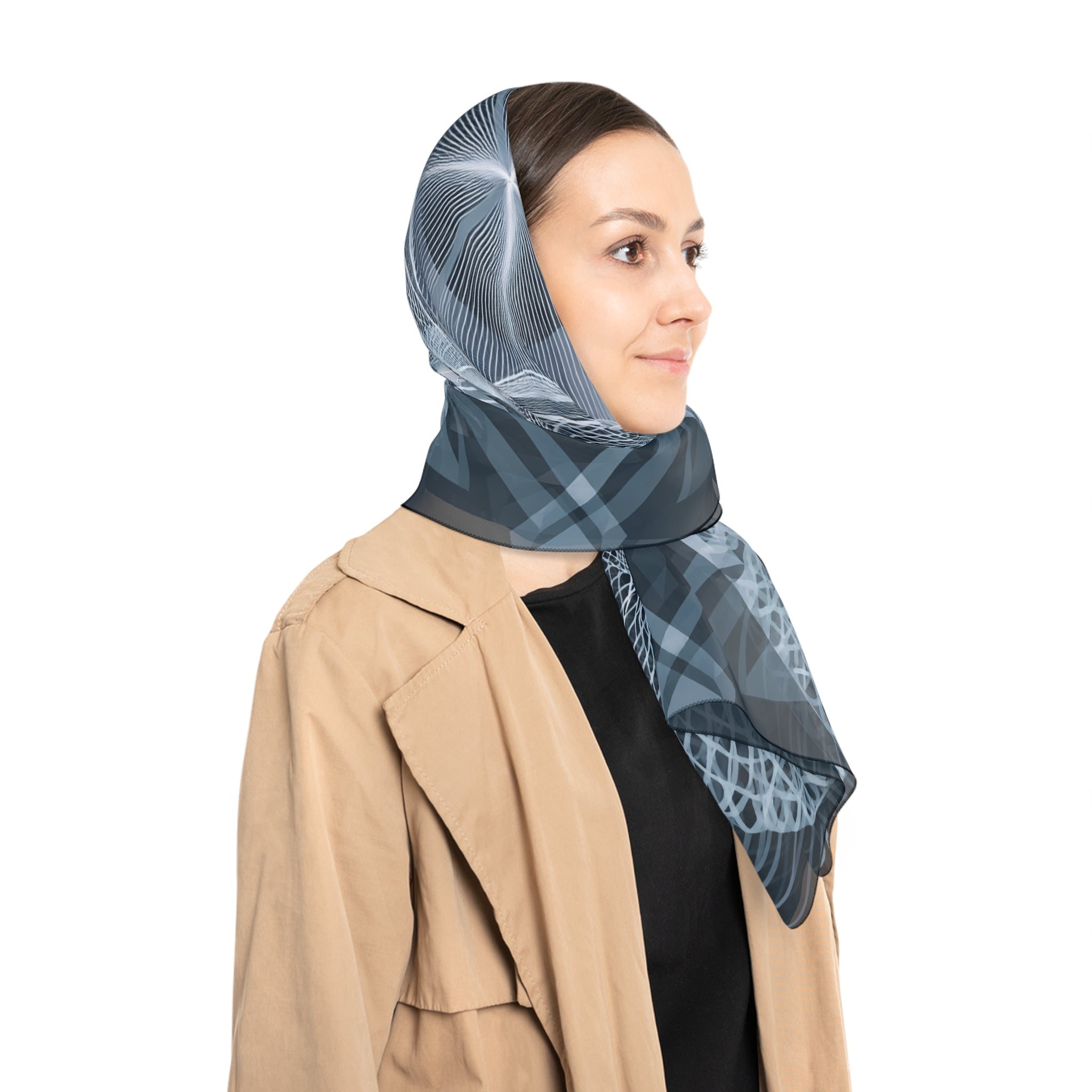 Rebolledo - Midnight Symmetry Mesh Scarf